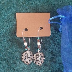 Silver Leaf Earrings